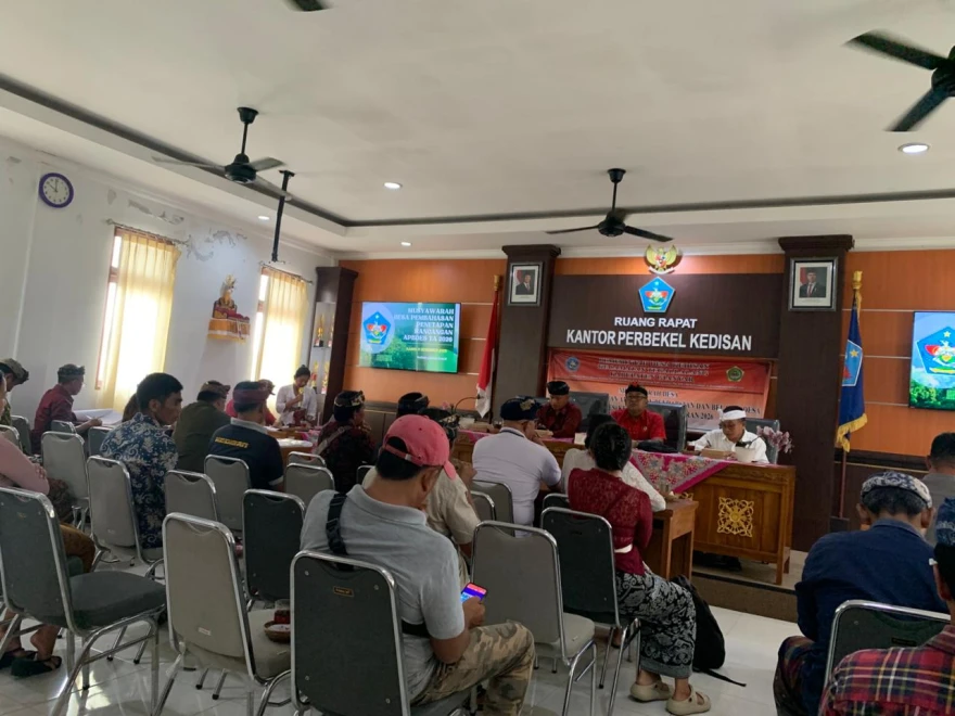 MUSYAWARAH DESA KEDISAN: PEMBAHASAN PENETAPAN RANCANGAN APBDES TA 2026